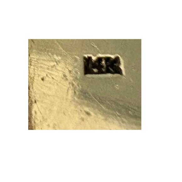 Rare Vintage Brushed 14K Gold Gemstone Windmill Pendant for Necklace - Picture 5 of 6